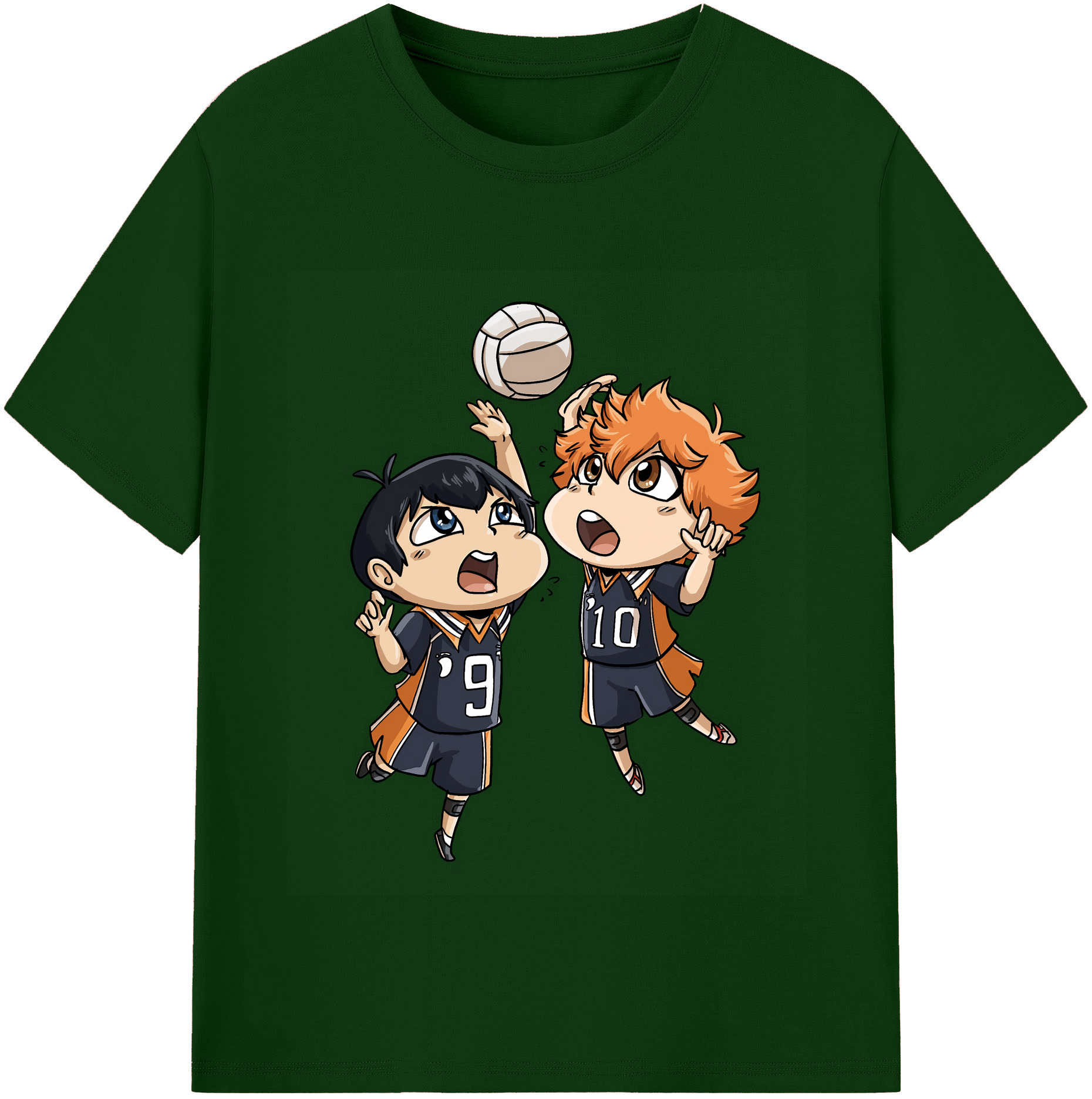 （画像用） ハイキュー!! Haikyu!! 綿100％半袖Tシャツ（フロントプリント）